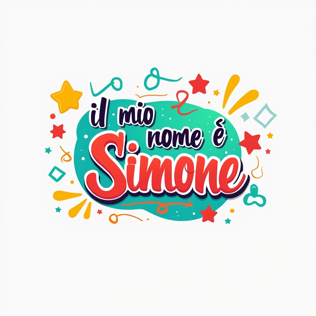 Logo Il mio nome è Simone, my name is Simone